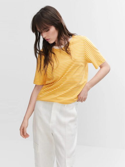Romwe Women's Cute Summer Striped T-Shirt